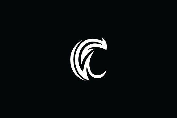 White C Logo - Tribal Alphabet C Logo Template Logo Templates Creative Market