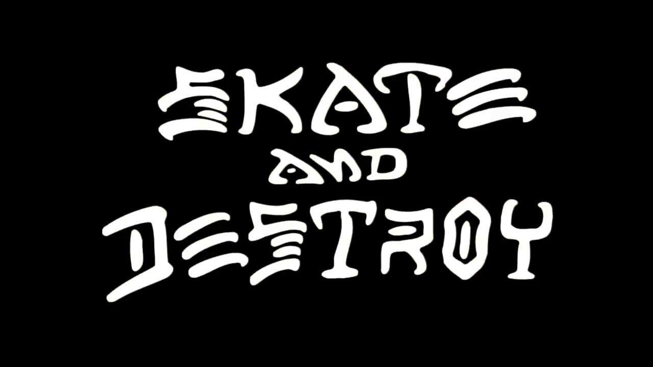 Thrasher Skate and Destroy Logo - THRASHER SKATE & DESTROY ☠ FULL VIDEO REMASTERED + BONUS ♤ 1996