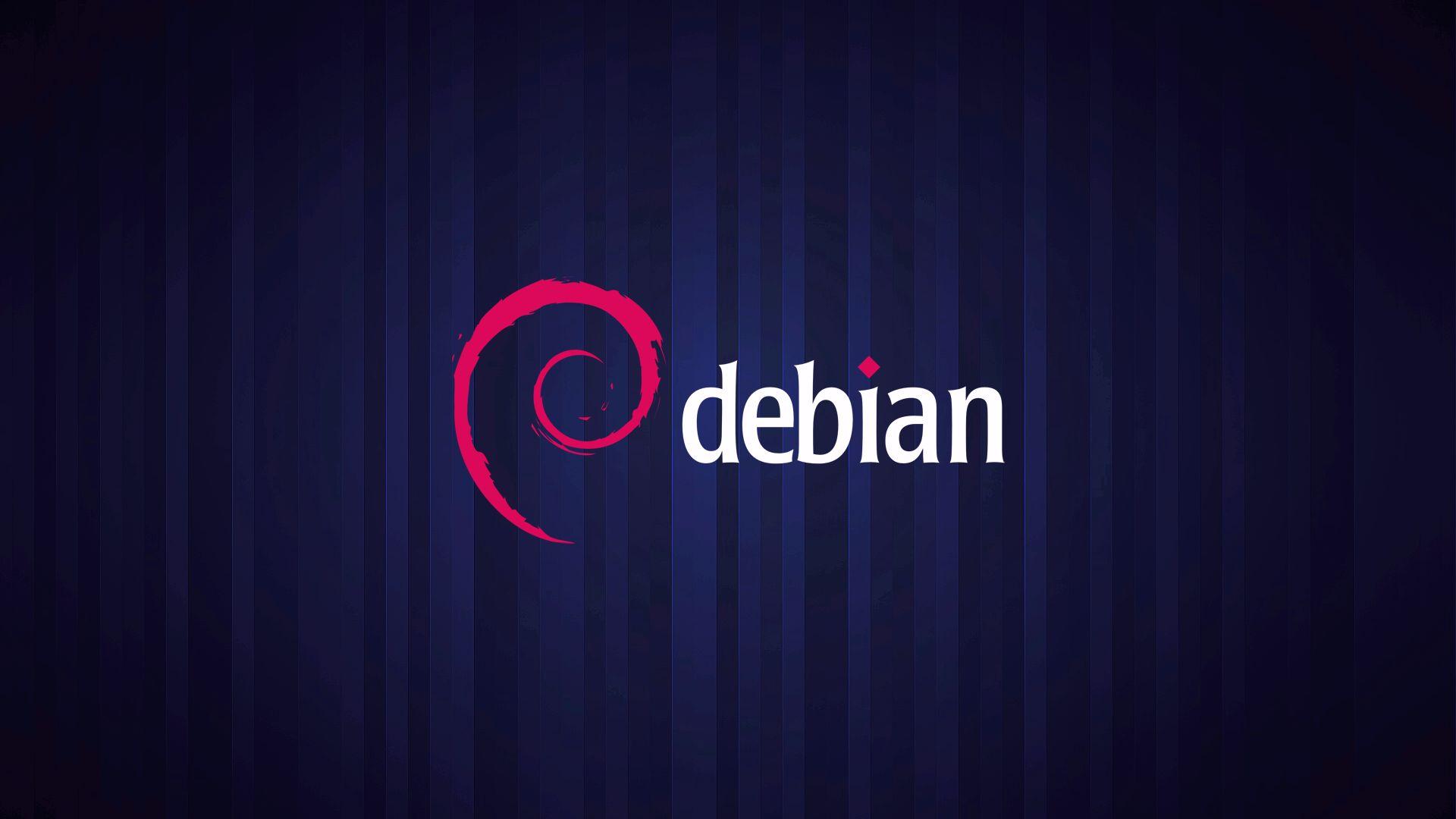 Debian Logo - Debian Logo with Pattern Background Wallpaper