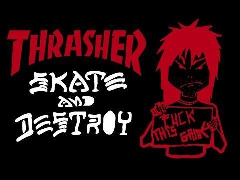 Thrasher Skate and Destroy Logo - Thrasher Skate And Destroy