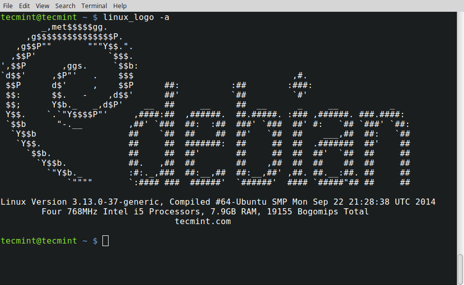 Debian Logo - Linux_Logo Command Line Tool to Print Color ANSI Logos of Linux