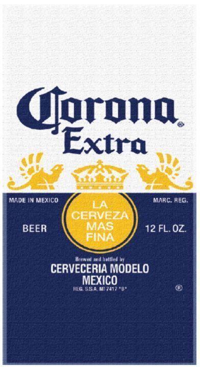 Modelo Beer Logo - Corona Extra Beer Logo Pool Bath Beach Souvenir Towel Licensed 30x60 ...