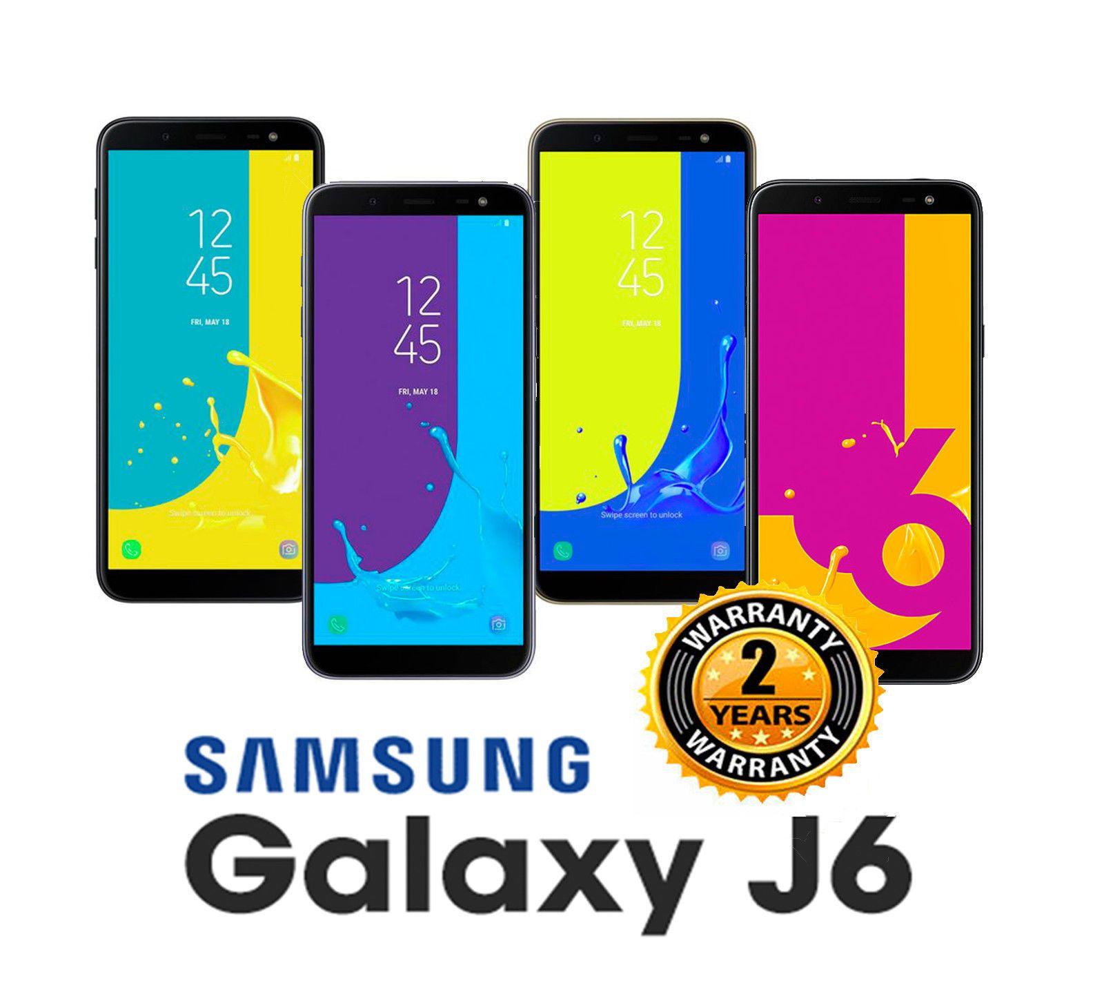New Samsung 2018 Logo - BRAND NEW SAMSUNG GALAXY J6 SM-J600 32GB 2018 4G LTE DUALSIM ...