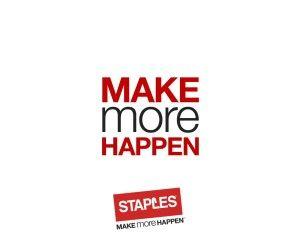 Make More Happen Staples Logo - Picture of Staples Make More Happen Logo
