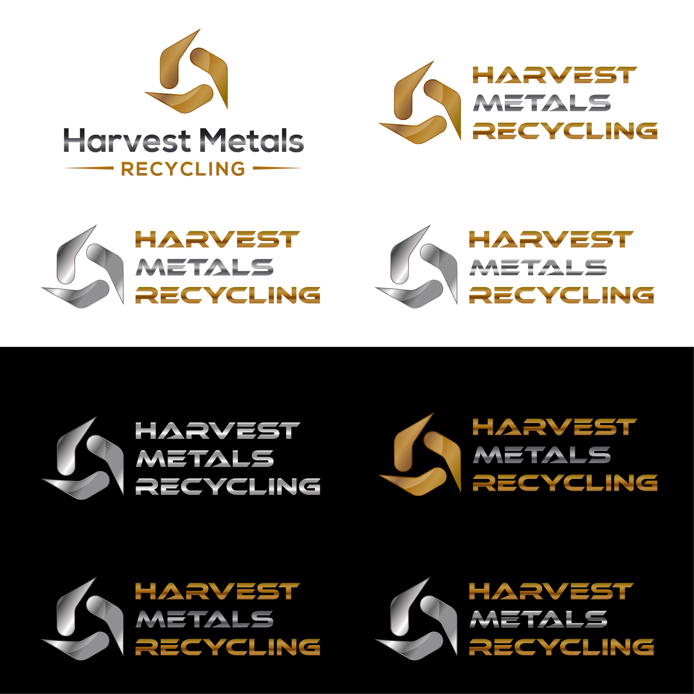 Harvest Company Logo - Elegant, Playful, Recycling Logo Design for Harvest Metals