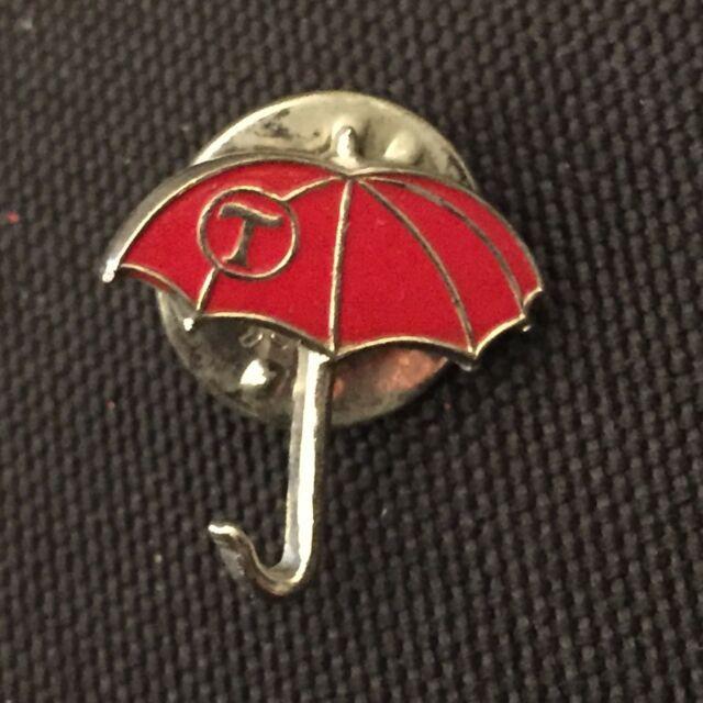 Travelers Insurance Company Logo - The Travelers Insurance Company Red Umbrella Logo Lapel Pin Founded