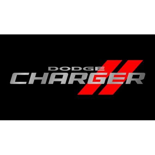 Dodge Charger Logo - Personalized Dodge Charger License Plate on Black Steel by Auto Plates