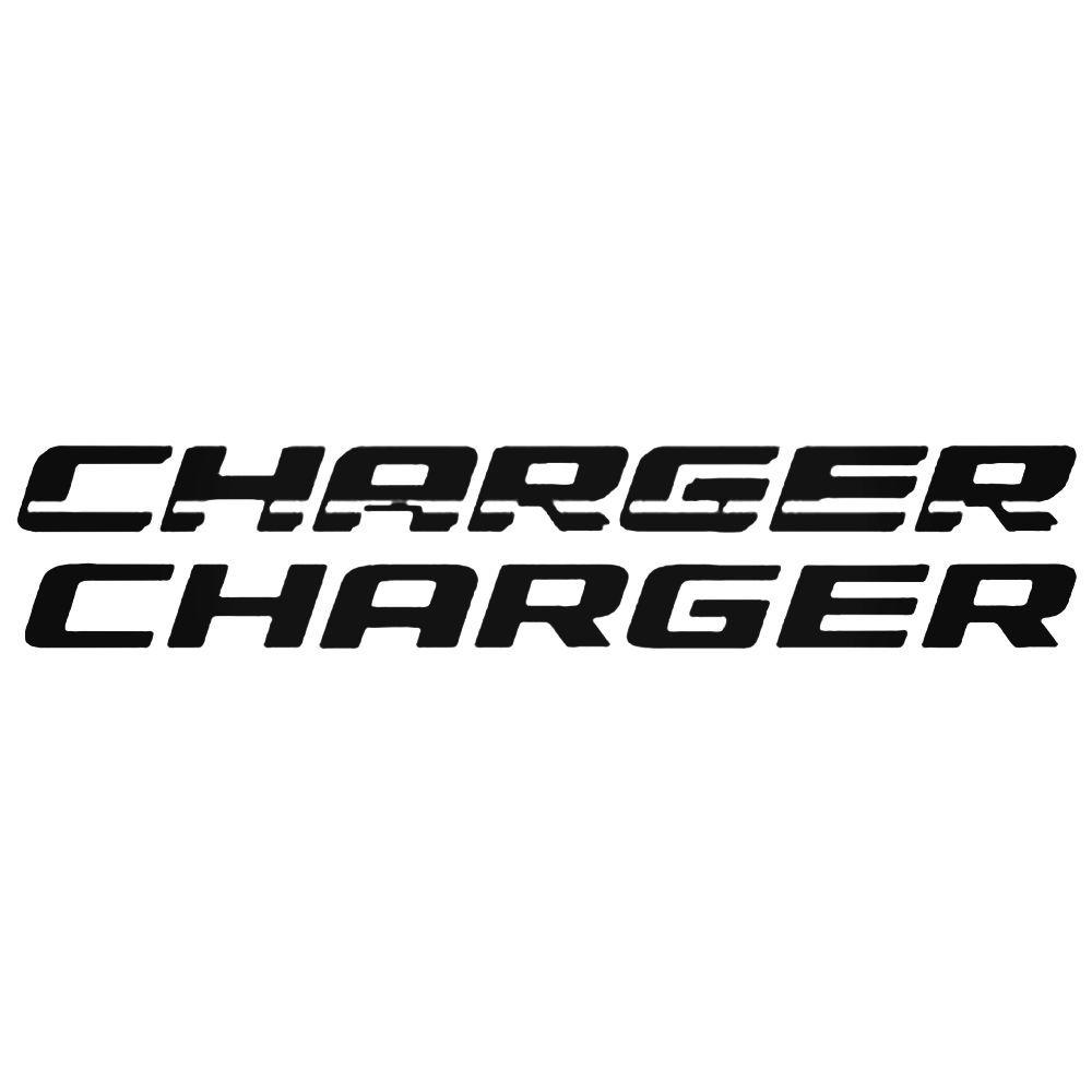 Dodge Charger Logo - Dodge Charger Auto Logo Vector Aftermarket Decal Sticker
