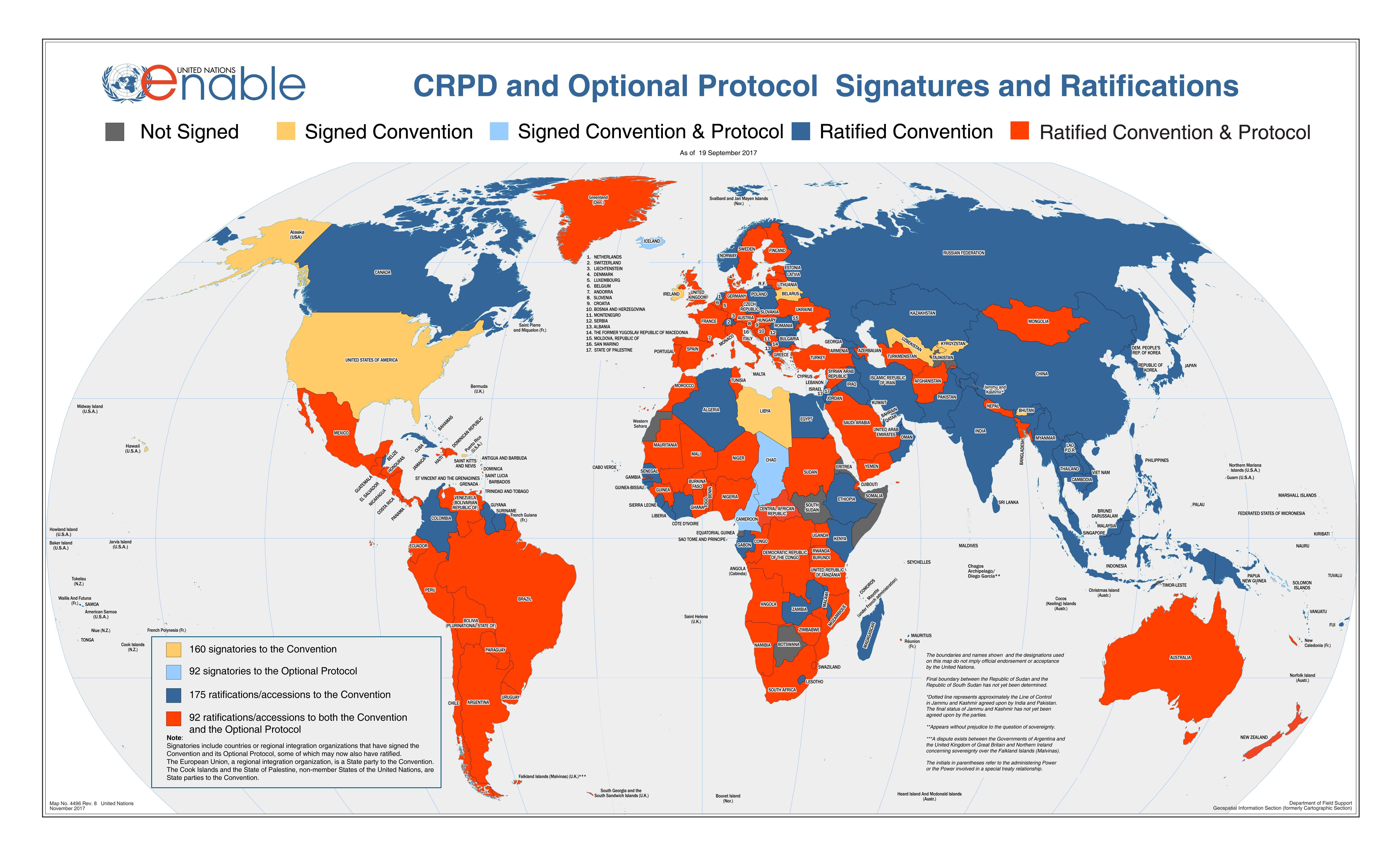 Map United Nations Logo - Convention on the Rights of Persons with Disabilities (CRPD ...