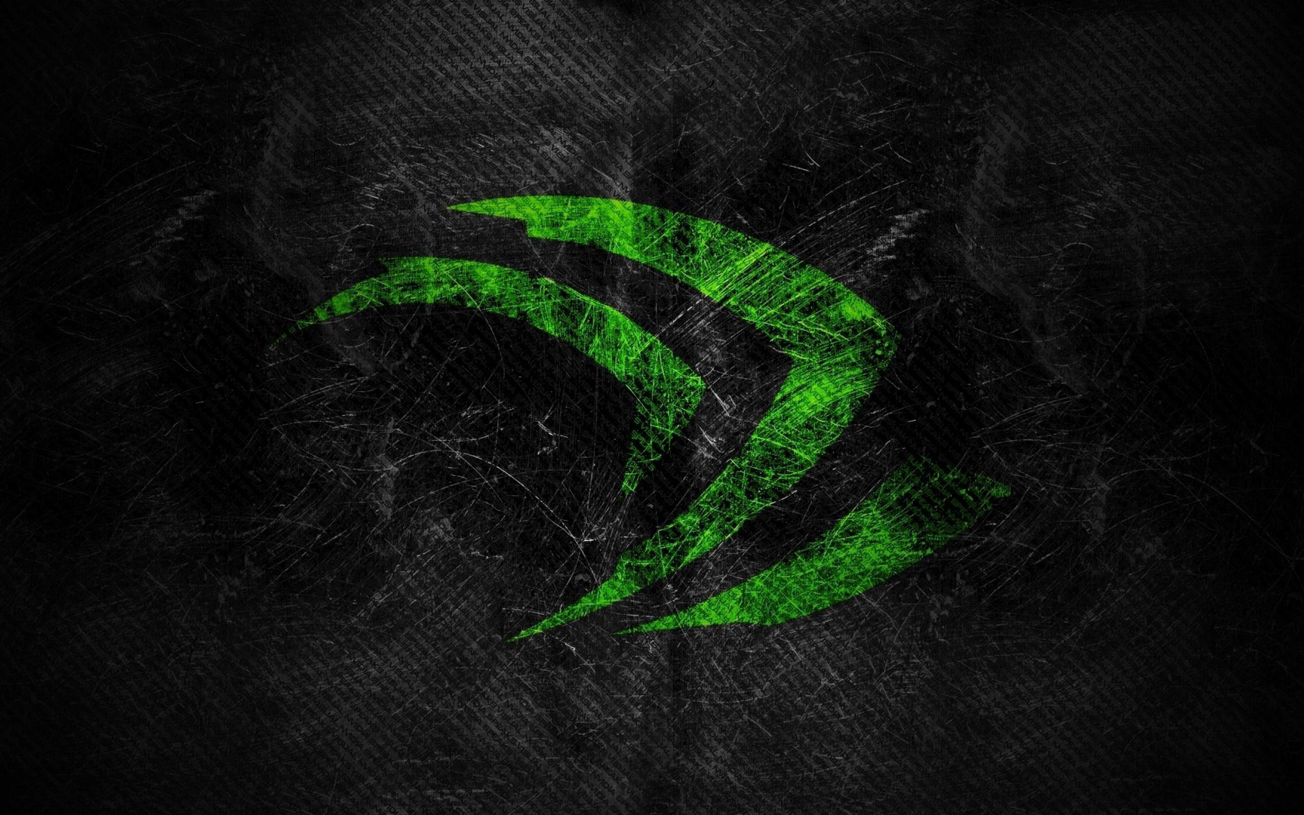 Black and Green Logo - Green Nvidia Logo Black Background HD Wallpaper. Stuff to Buy