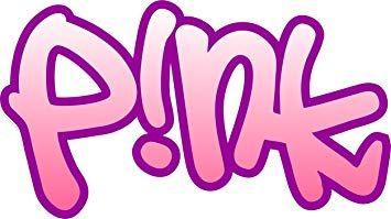 Pink Singer Logo - Amazon.com: Pink 002 - Vinyl Sticker Decal - logo full color indoor ...
