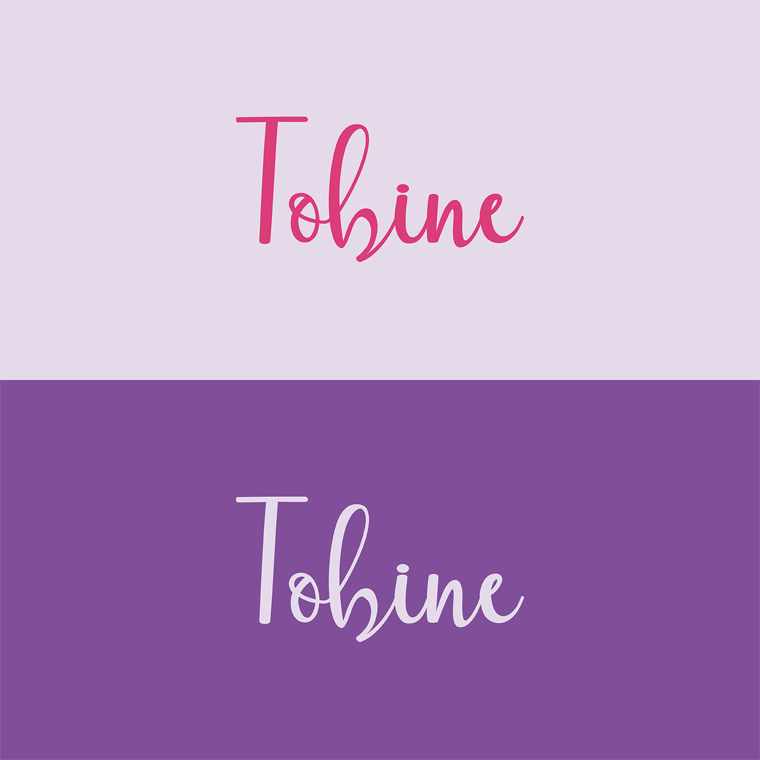 Pink Singer Logo - Playful, Modern, Singer Logo Design for Tobine (or TOBINE) + same ...
