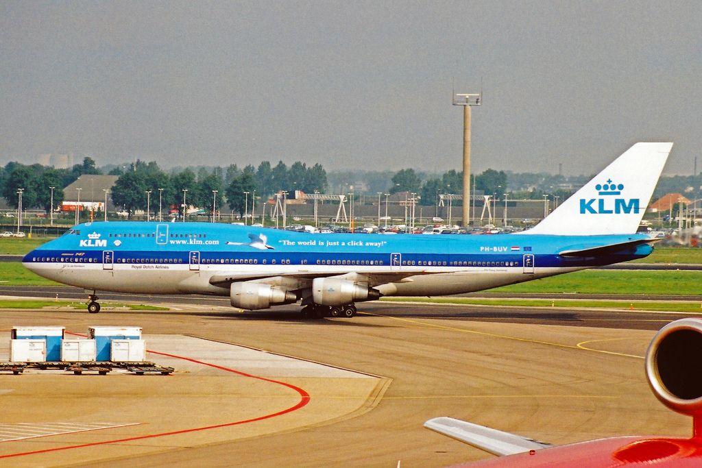 Airline Swan Logo - PH-BUV Boeing 747-306(SCD Combi) KLM Royal Dutch Airlines … | Flickr