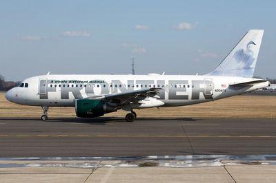 Airline Swan Logo - Frontier Airlines Fleet. AeroPX. Aviation Photo Library. Airplane