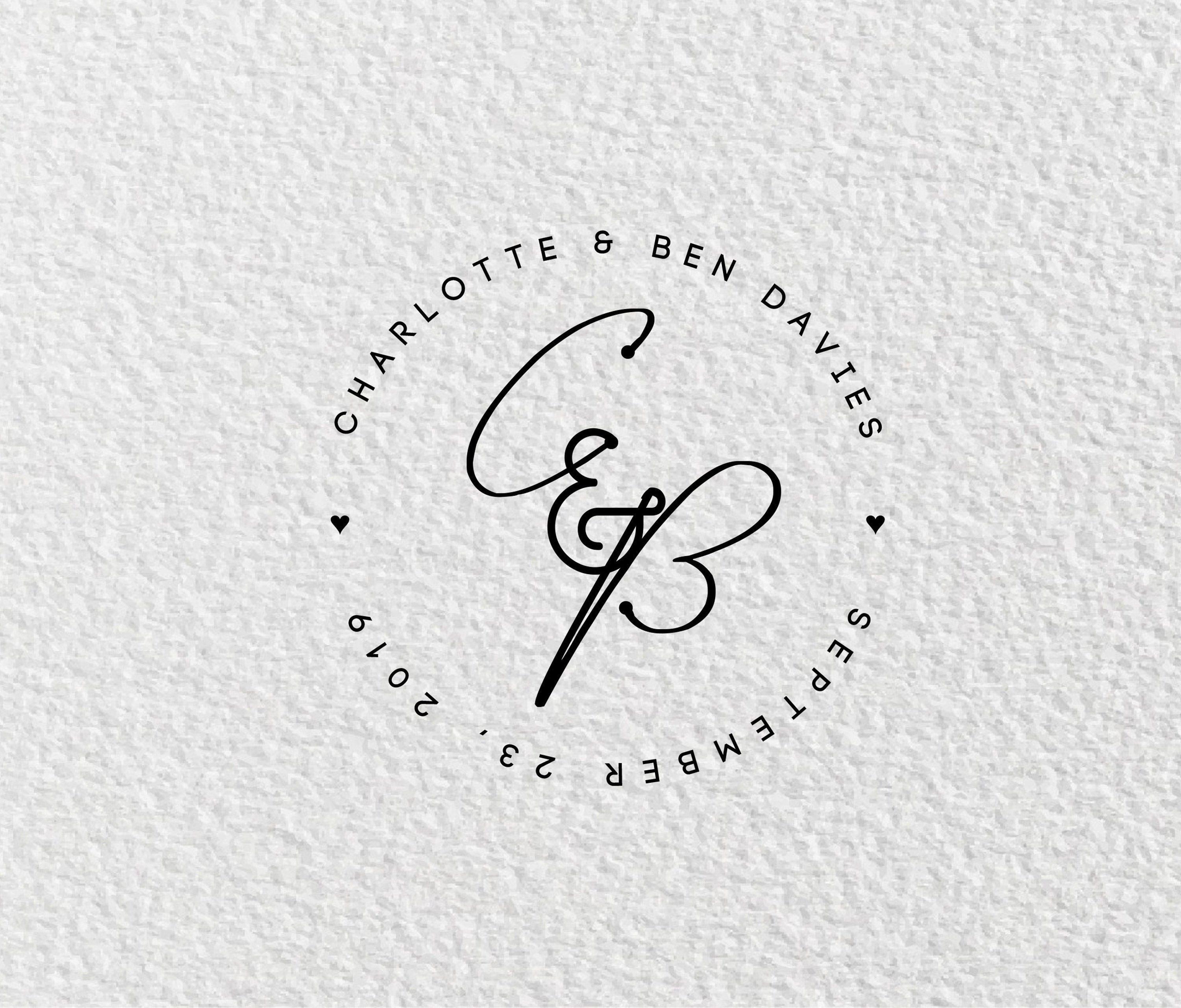 Custom Wedding Logo - Custom Wedding Monogram Wedding Logo Design Couples Logo. Etsy. E