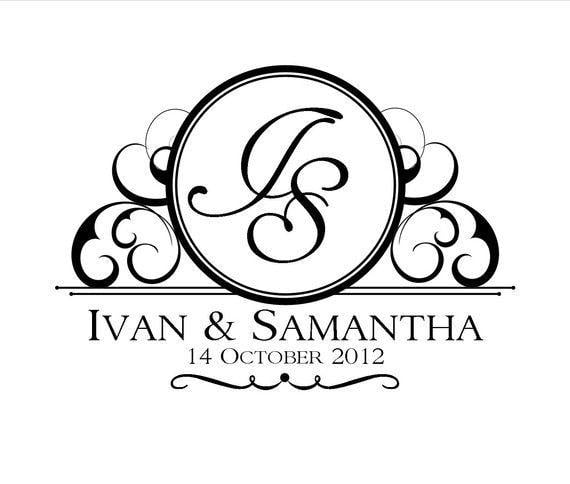 Custom Wedding Logo - Custom Wedding Logo Design. Our Wedding. Wedding logos, Wedding