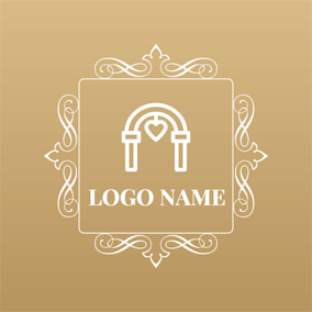 Custom Wedding Logo - Free Wedding Logo Designs. DesignEvo Logo Maker