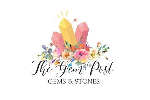 Diamond Gems Logo - Gem Logo Design Gem Logos Floral Gems Flower Gems Jewelry | Etsy
