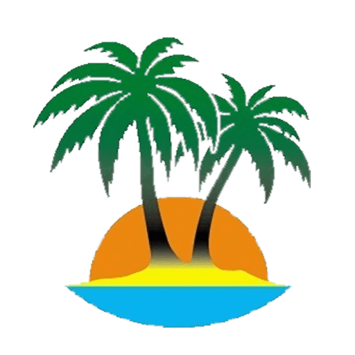 Palm Tree Logo - Two palm trees Logos