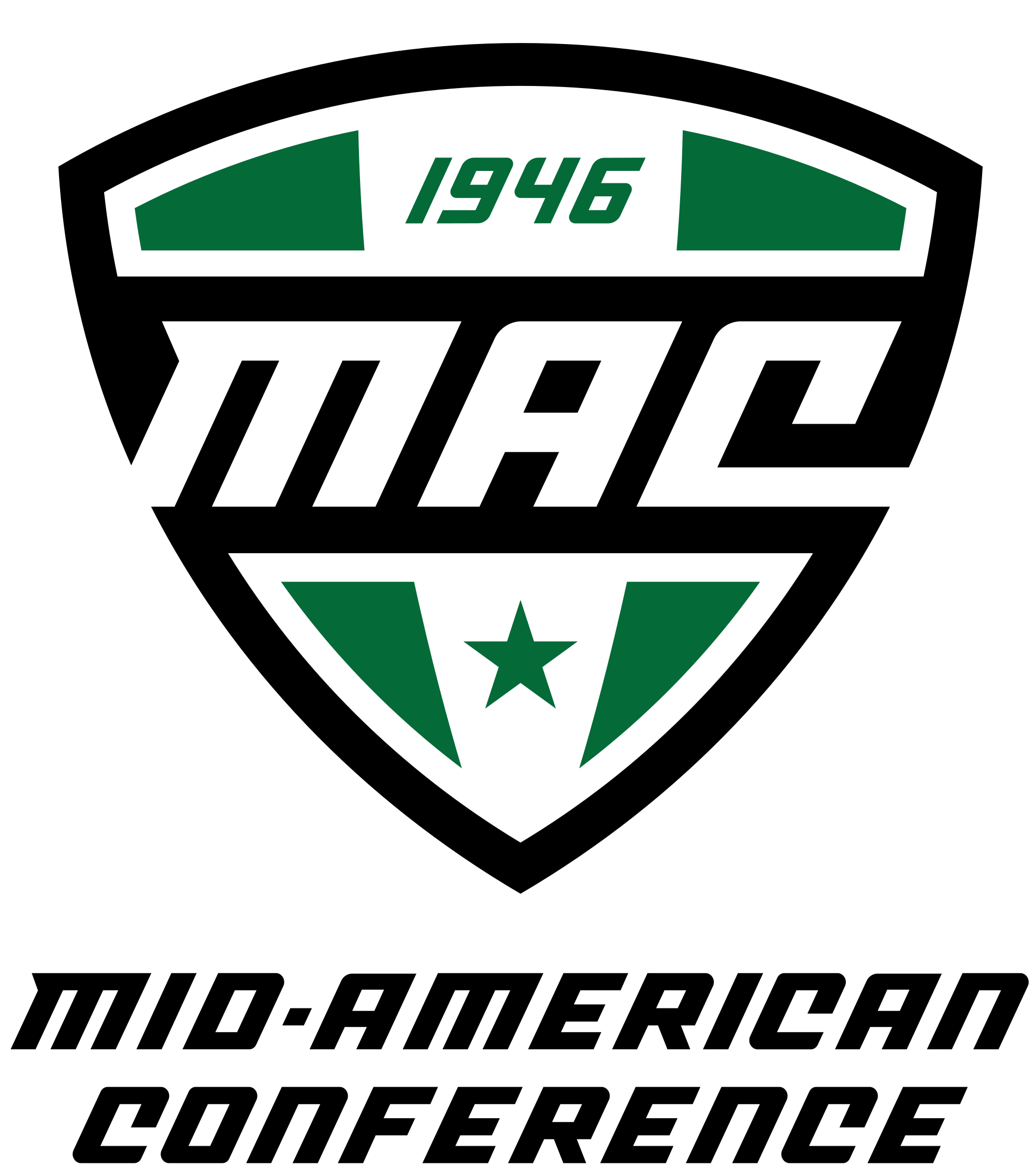 Eastern Michigan Logo - MAC logo in Eastern Michigan colors.svg