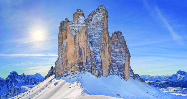 Three Peak Mountain Logo - The Three Peaks of Lavaredo - Italy Travel and Life | Italy Travel ...