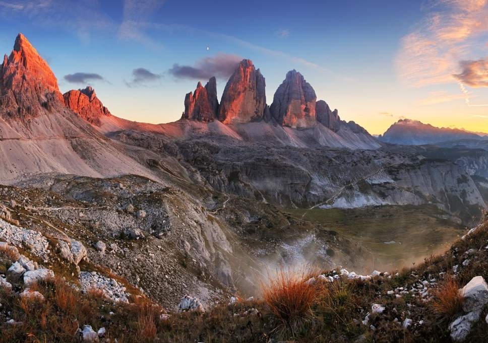 Three Peak Mountain Logo - Walking in the Dolomites: escape the crowds in the mountains of ...