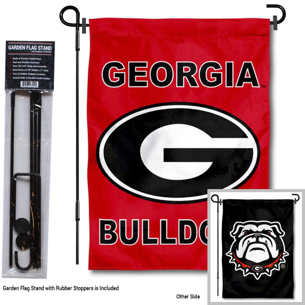 U U of Georgia Logo - Amazon.com : College Flags and Banners Co. Georgia Bulldogs Double