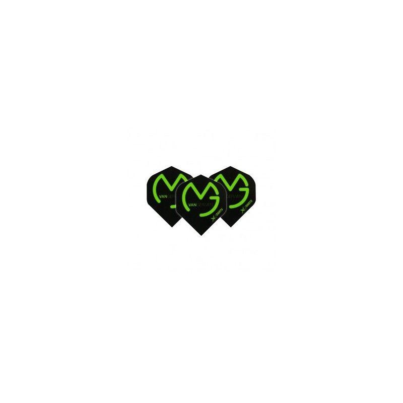 Black and Green Logo - XQ-Max Michael van Gerwen - Black with Green Logo Fights