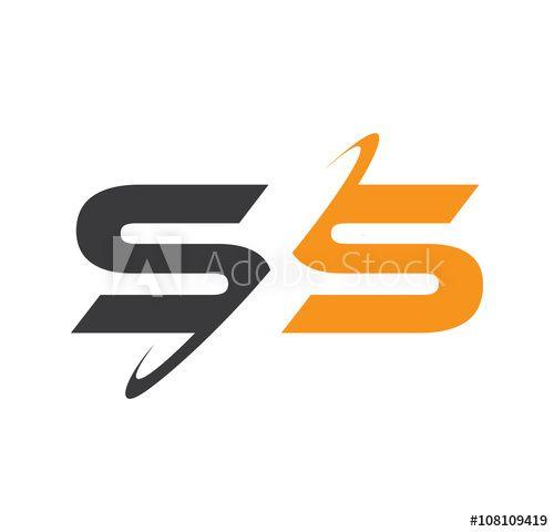 Double SS Logo - SS initial logo with double swoosh - Buy this stock vector and ...