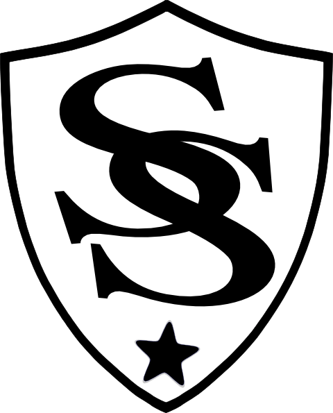 Double SS Logo - Ss B/w 2 Clip Art at Clker.com - vector clip art online, royalty ...