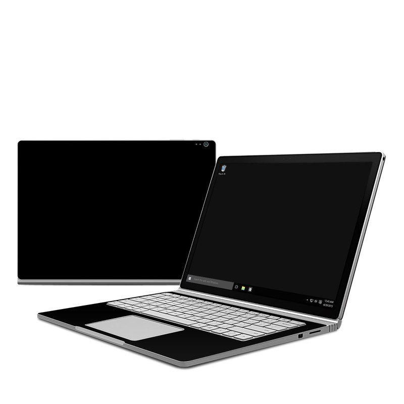 Microsoft Surface Book Logo - Microsoft Surface Book Skin - Solid State Black by Solid Colors ...