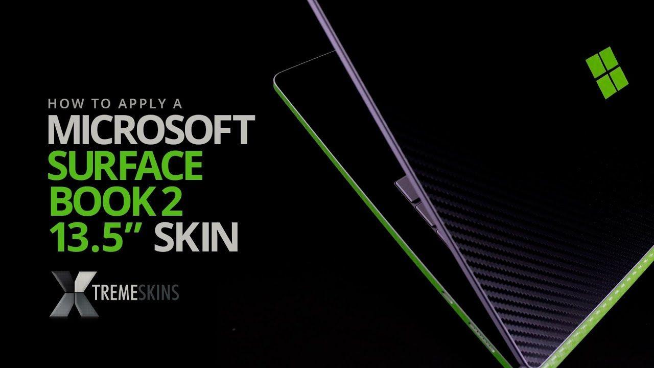 Microsoft Surface Book Logo - How to apply a Microsoft Surface Book 2 (13.5-inch) skin ...