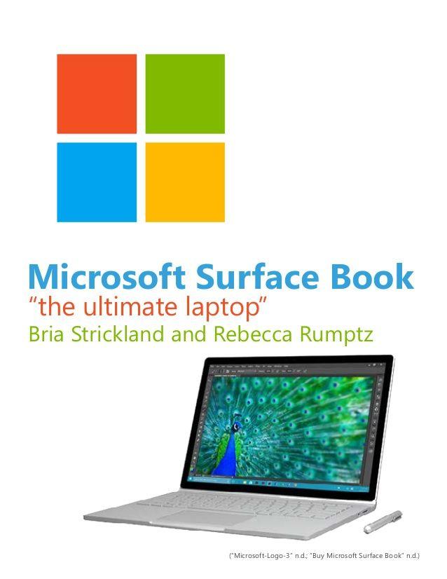 Microsoft Surface Book Logo - Creative brief
