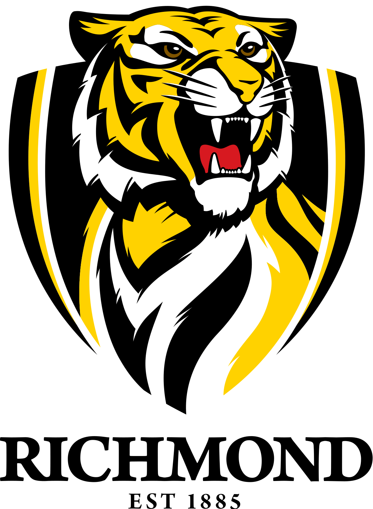 Yellow and Black Tiger Logo - Richmond Football Club