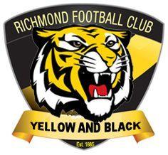 Yellow and Black Tiger Logo - Richmond Tigers Logo. RICHMOND TIGERS VECTOR LOGO at