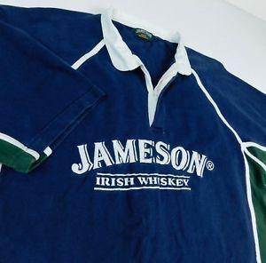 Whiskey Blue Logo - Jameson Irish Whiskey Blue Polo Shirt Sz M | eBay