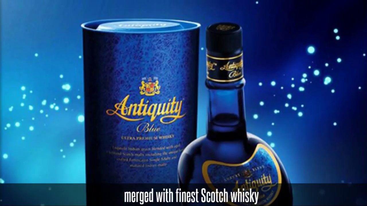 Whiskey Blue Logo - Antiquity Blue Whisky - YouTube