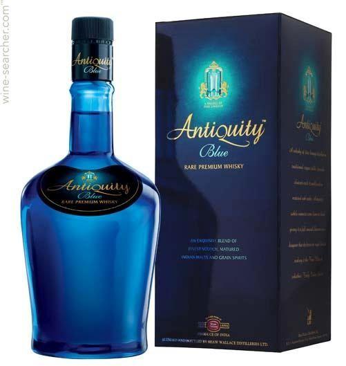 Whiskey Blue Logo - Antiquity Blue Premium Whisky. prices, stores, tasting notes