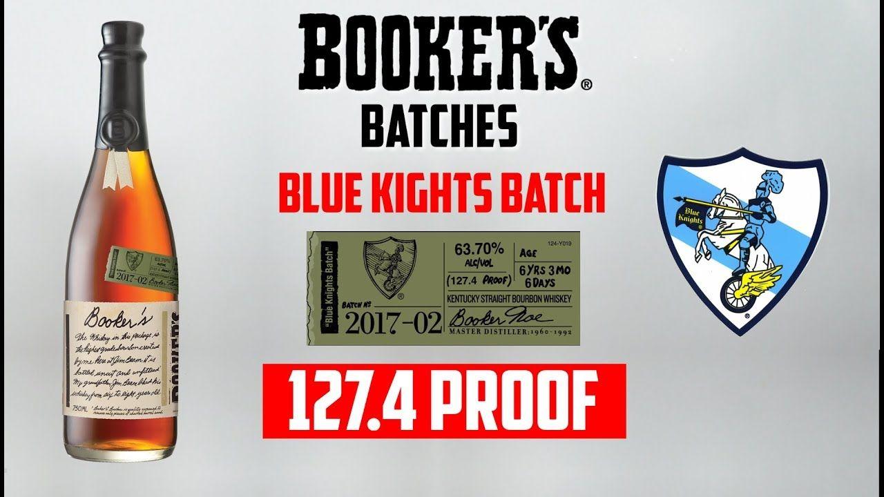 Whiskey Blue Logo - Booker's Bourbon Whiskey Blue Knights Batch 2017 02