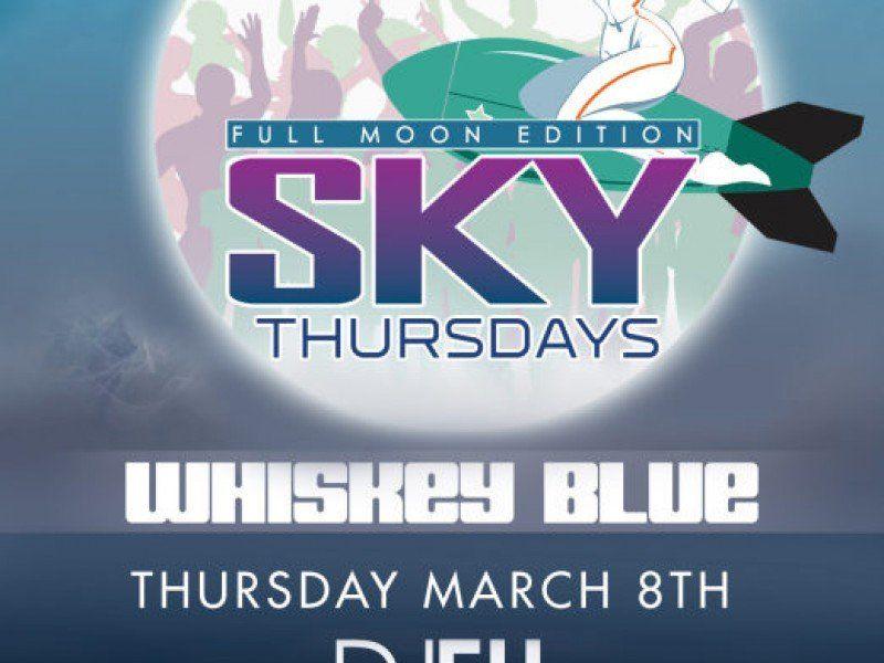 Whiskey Blue Logo - WHISKEY BLUE and Twisted Parties present SKY Thursday: Full Moon ...