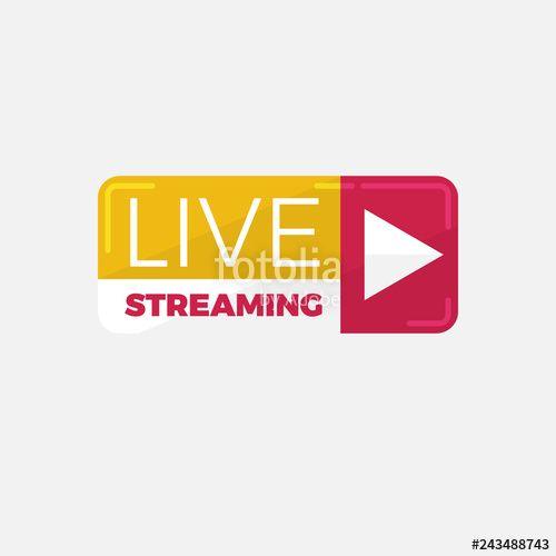 Element TV Logo - Live streaming logo - element with play button for news and TV or ...