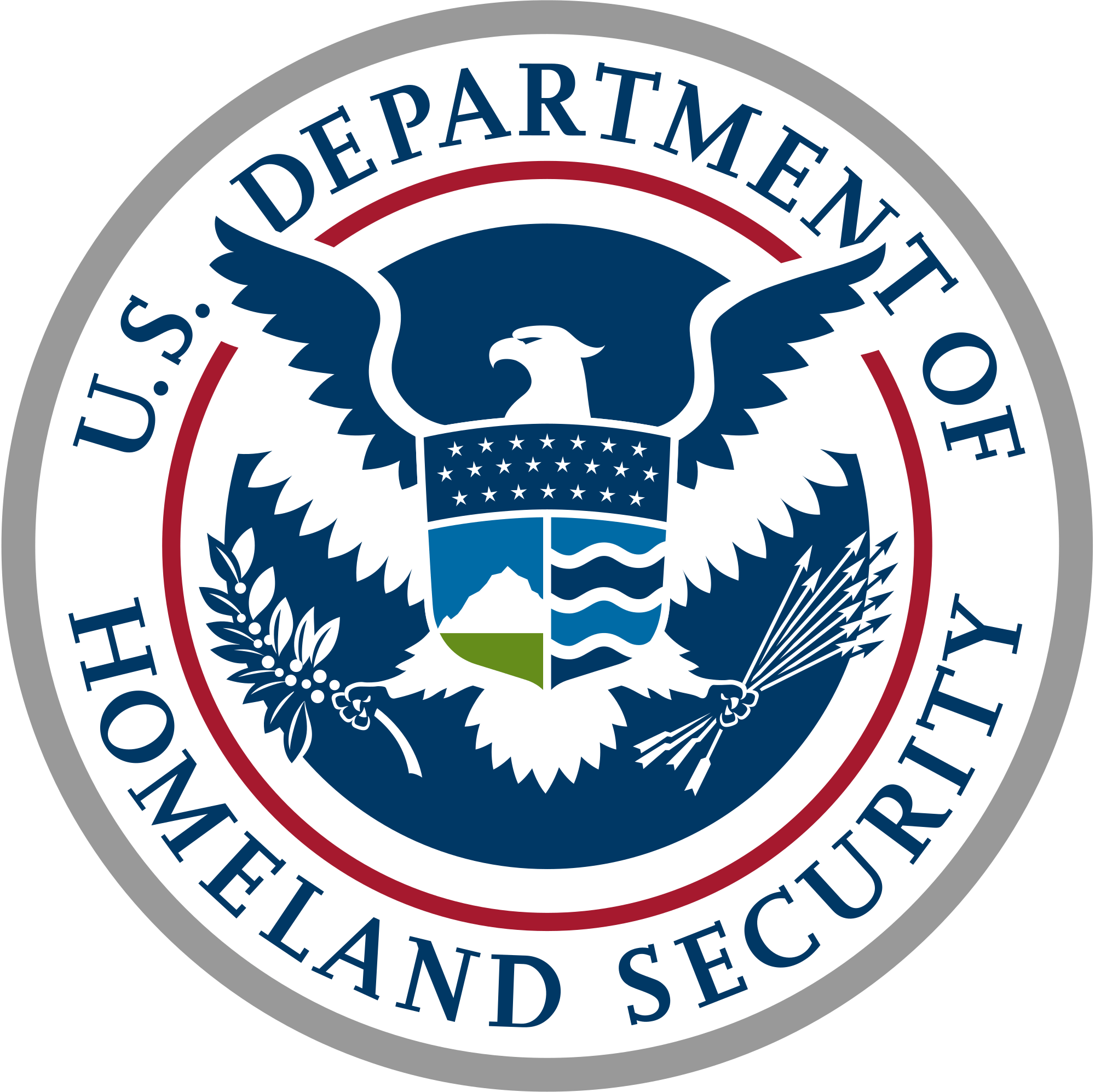 DHS Logo - Seal of the United States Department of Homeland Security.svg