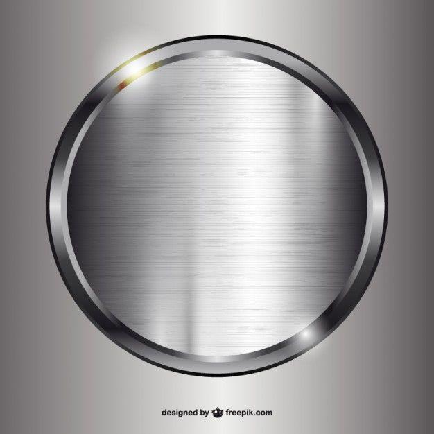 Metallic Circle Logo - Circle made of metal Vector | Free Download
