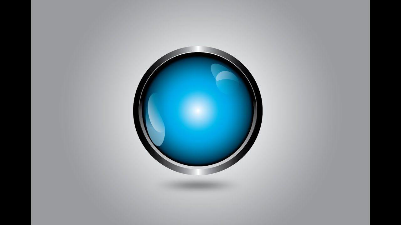 Metallic Circle Logo - Illustrator Tutorial | How to 3D Circle Logo Design - YouTube