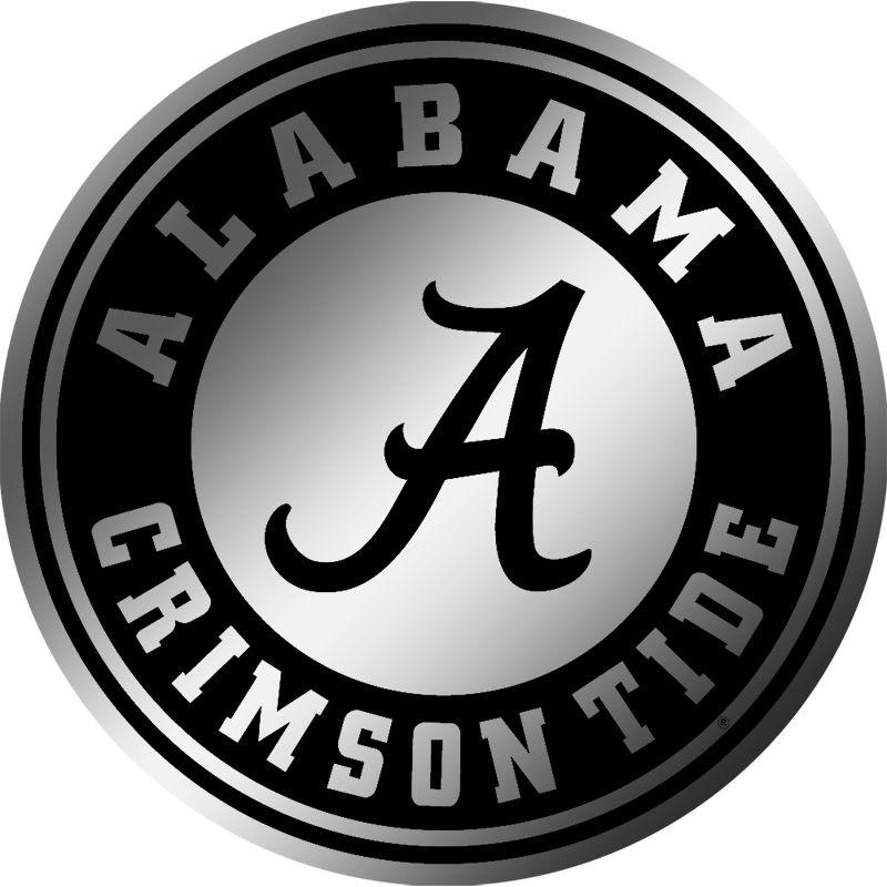 Metallic Circle Logo - Metallic Circle Logo Decal | University of Alabama Supply Store