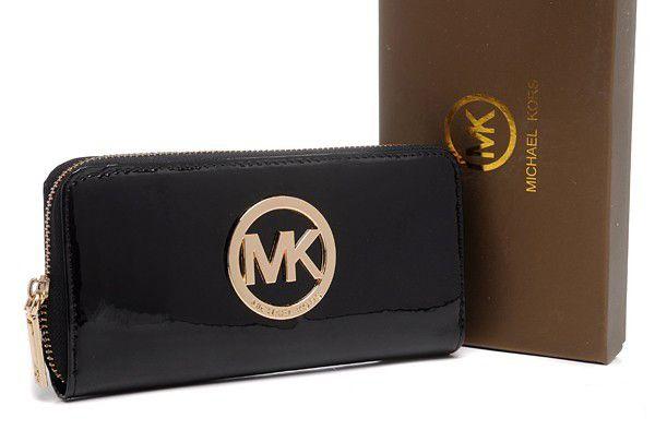 Metallic Circle Logo - Michael Kors Mirror Metallic Circle Logo Purses Black | Michael Kors ...