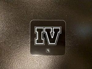 IV Logo - Grand Theft Auto IV Logo Sticker -Black Version- Decal GTA 4 ...