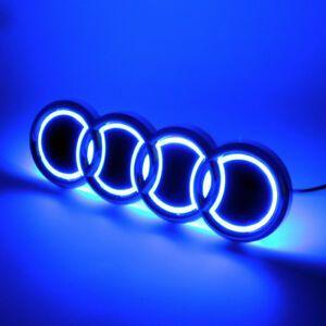 Light Blue Power Logo - Illuminated 5D LED Car Tail Logo Lights For Audi Q5 A1 Badge Emblem ...