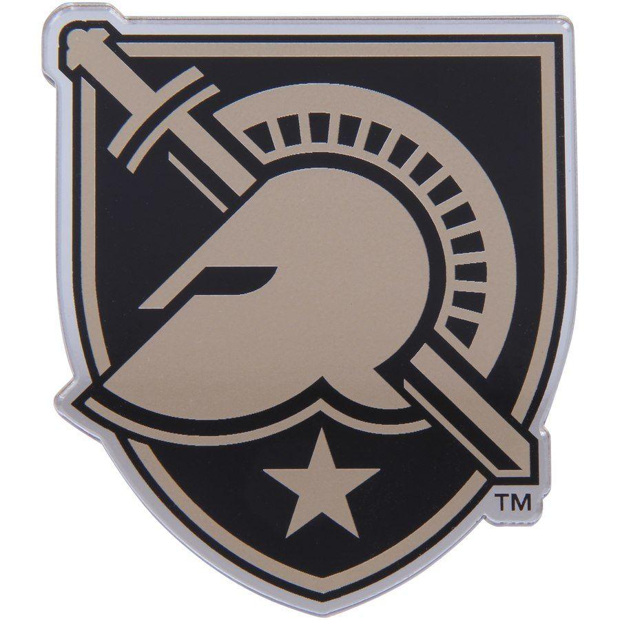 Metallic Circle Logo - Army Black Knights Metallic Freeform Logo Auto Emblem