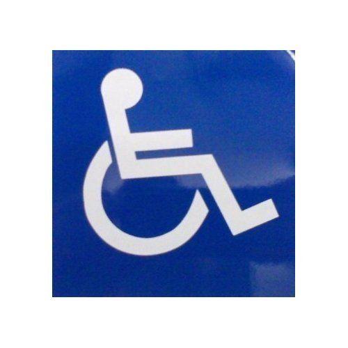 Wheelchair Logo - Wheelchair Logo Sticker: Amazon.co.uk: Car
